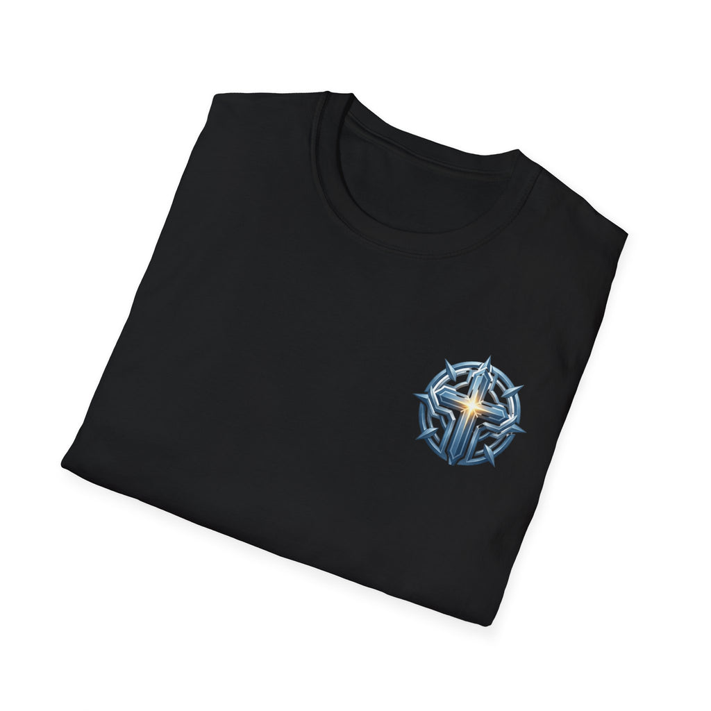 Christian Compass Cross T-Shirt — Small Chest Faith Graphic