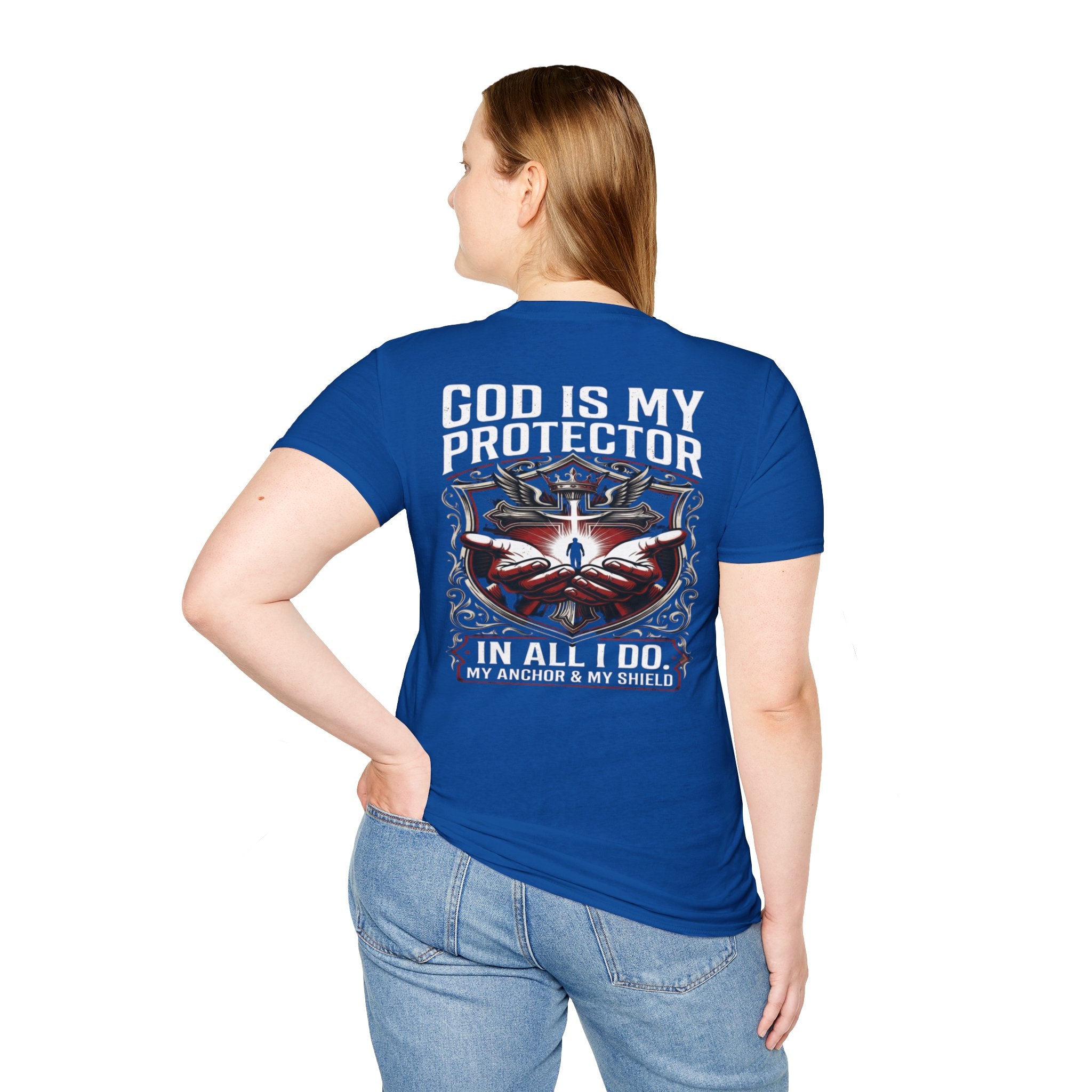 God is my protector Tee - Christian T-Shirt
