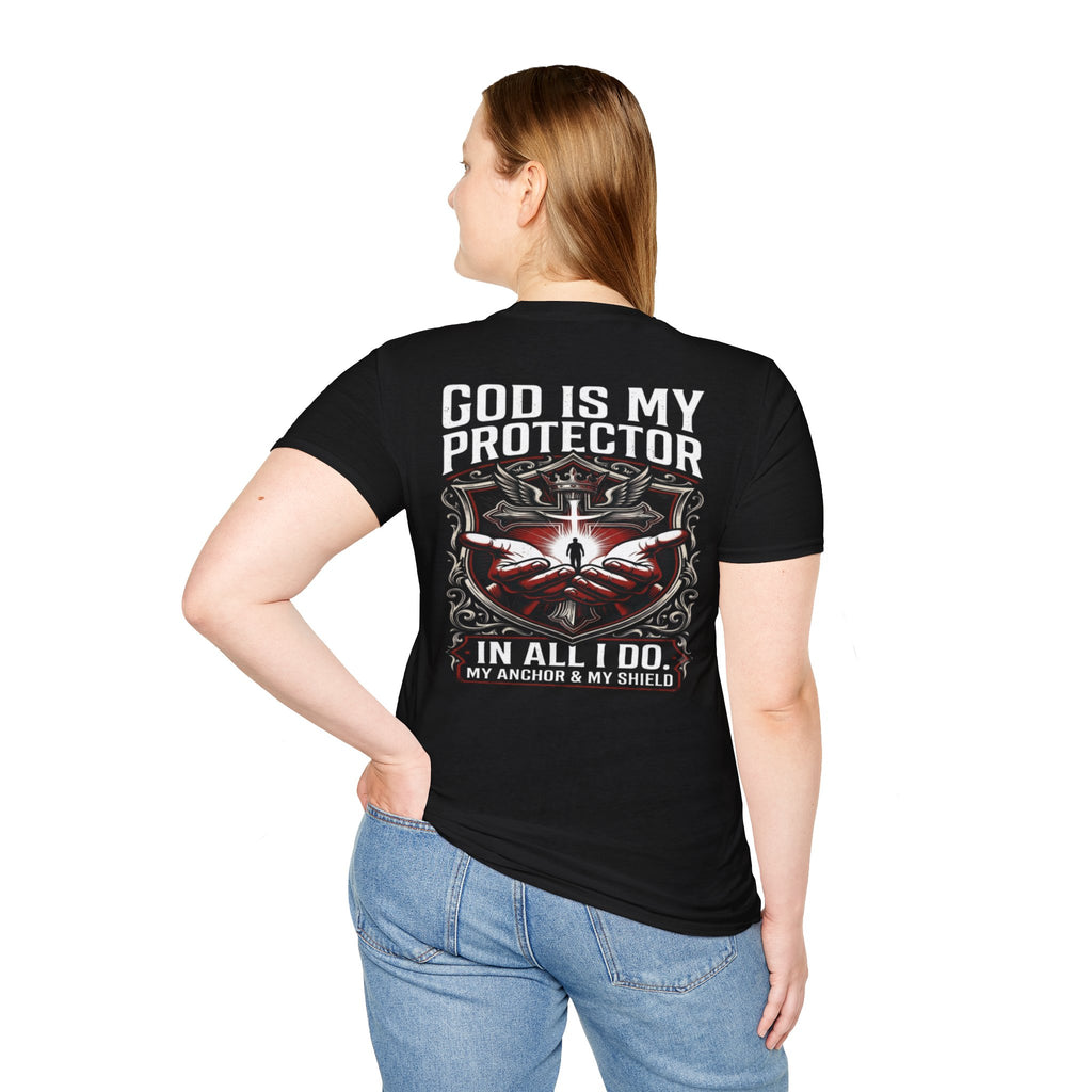God is my protector Tee - Christian T-Shirt