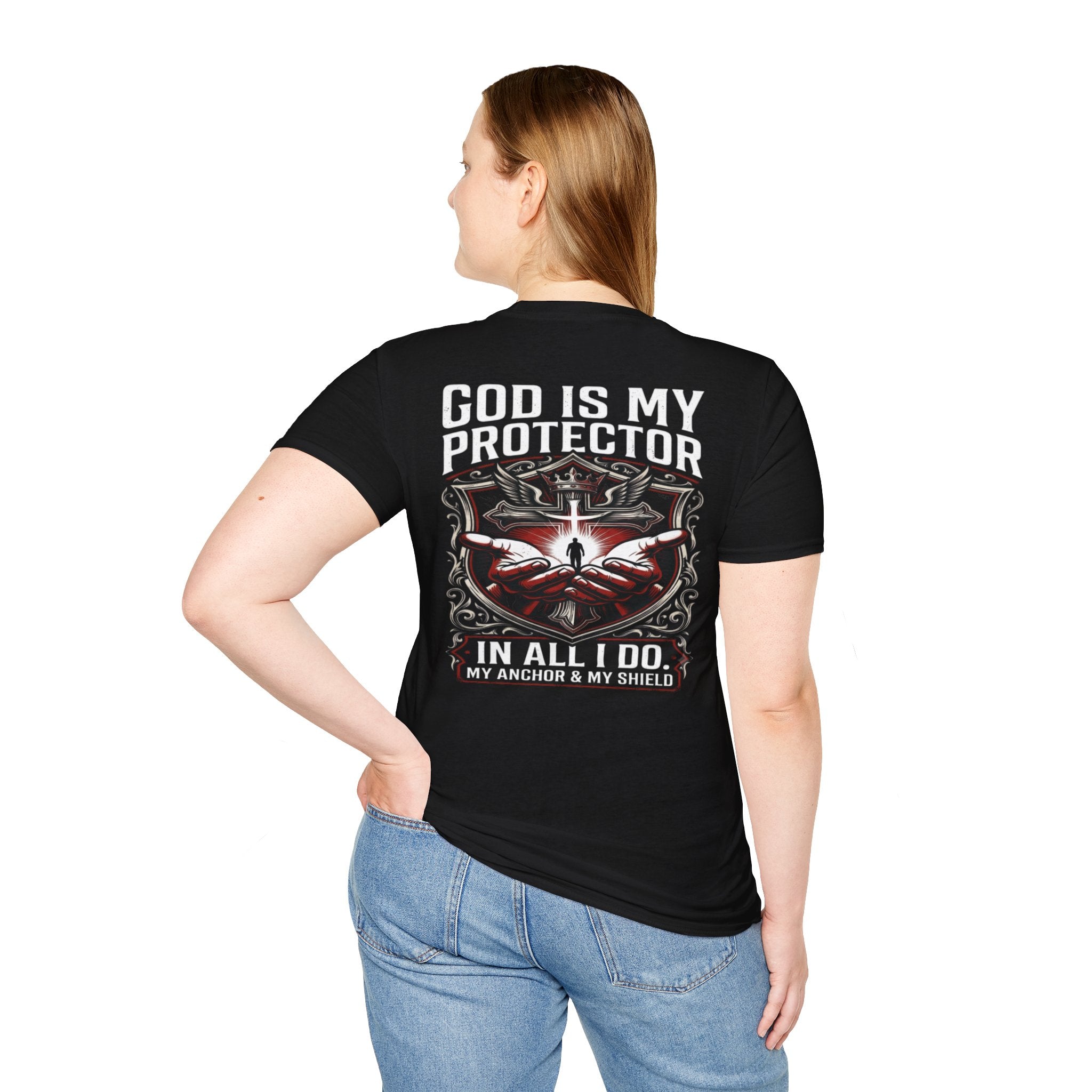 God is my protector Tee - Christian T-Shirt