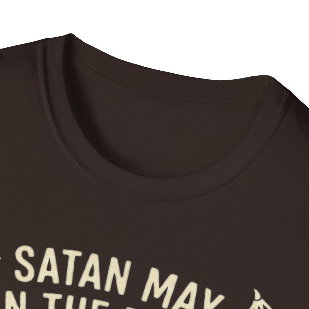 Religious Graphic T-Shirt — "Satan May Win the Battle, But God Wins the War"