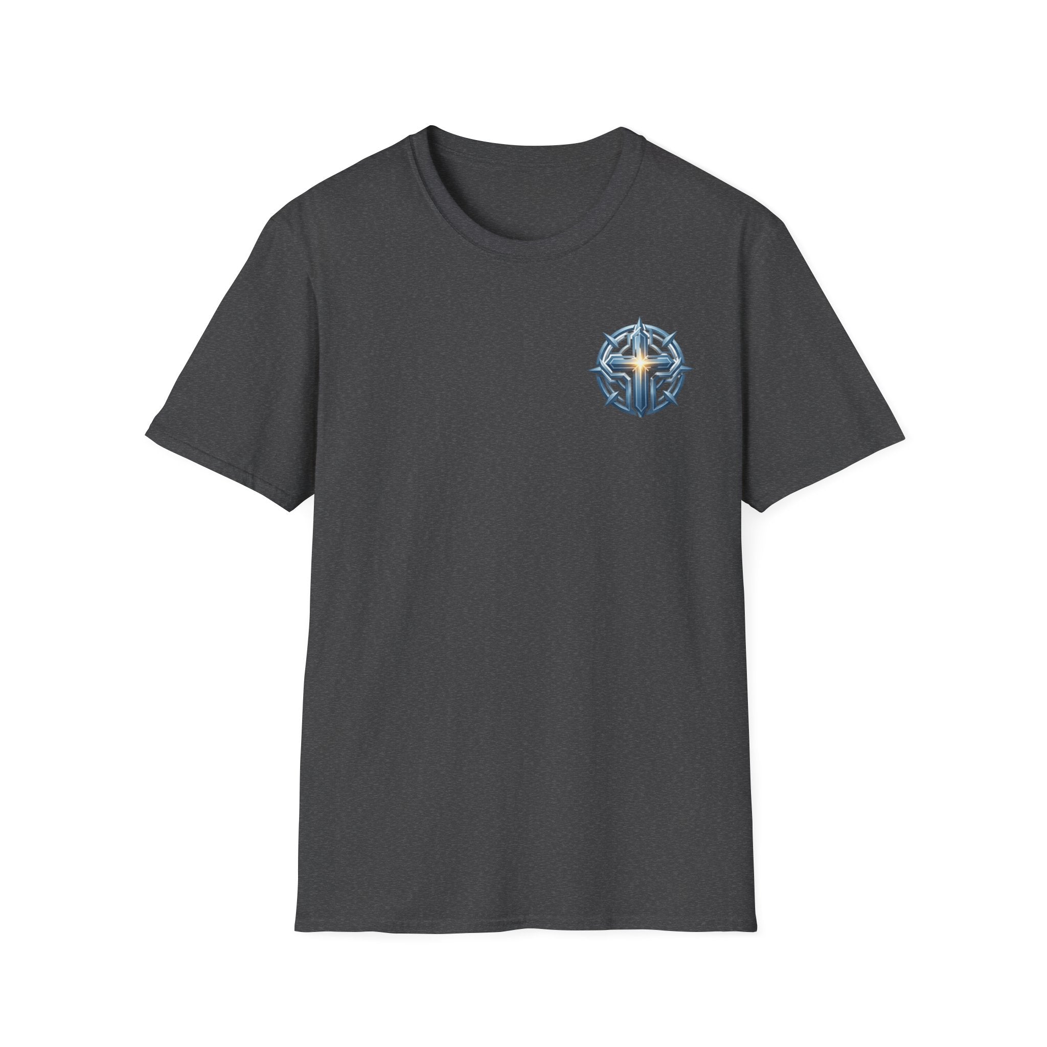 Christian Compass Cross T-Shirt — Small Chest Faith Graphic