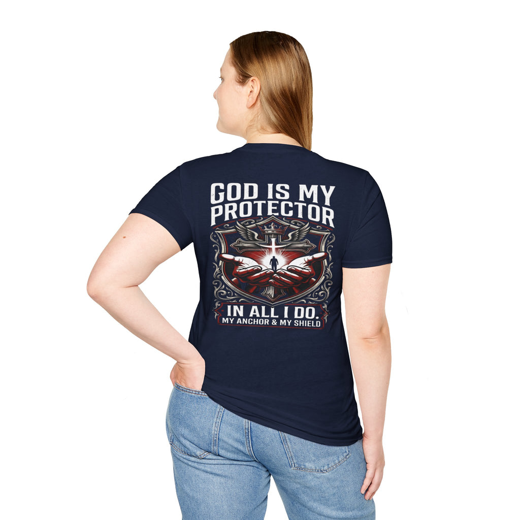 God is my protector Tee - Christian T-Shirt