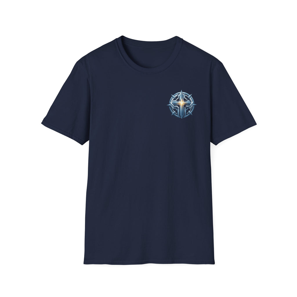 Christian Compass Cross T-Shirt — Small Chest Faith Graphic