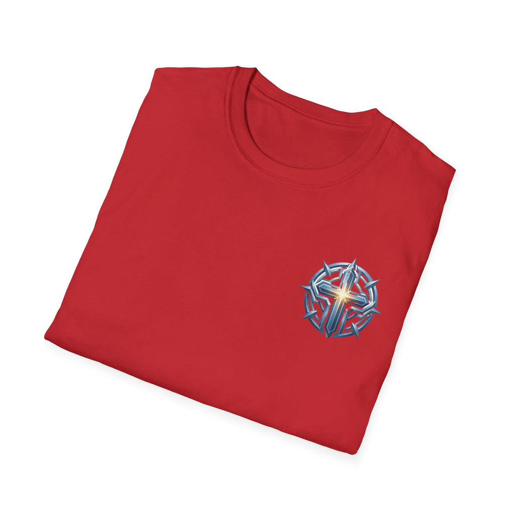 Christian Compass Cross T-Shirt — Small Chest Faith Graphic