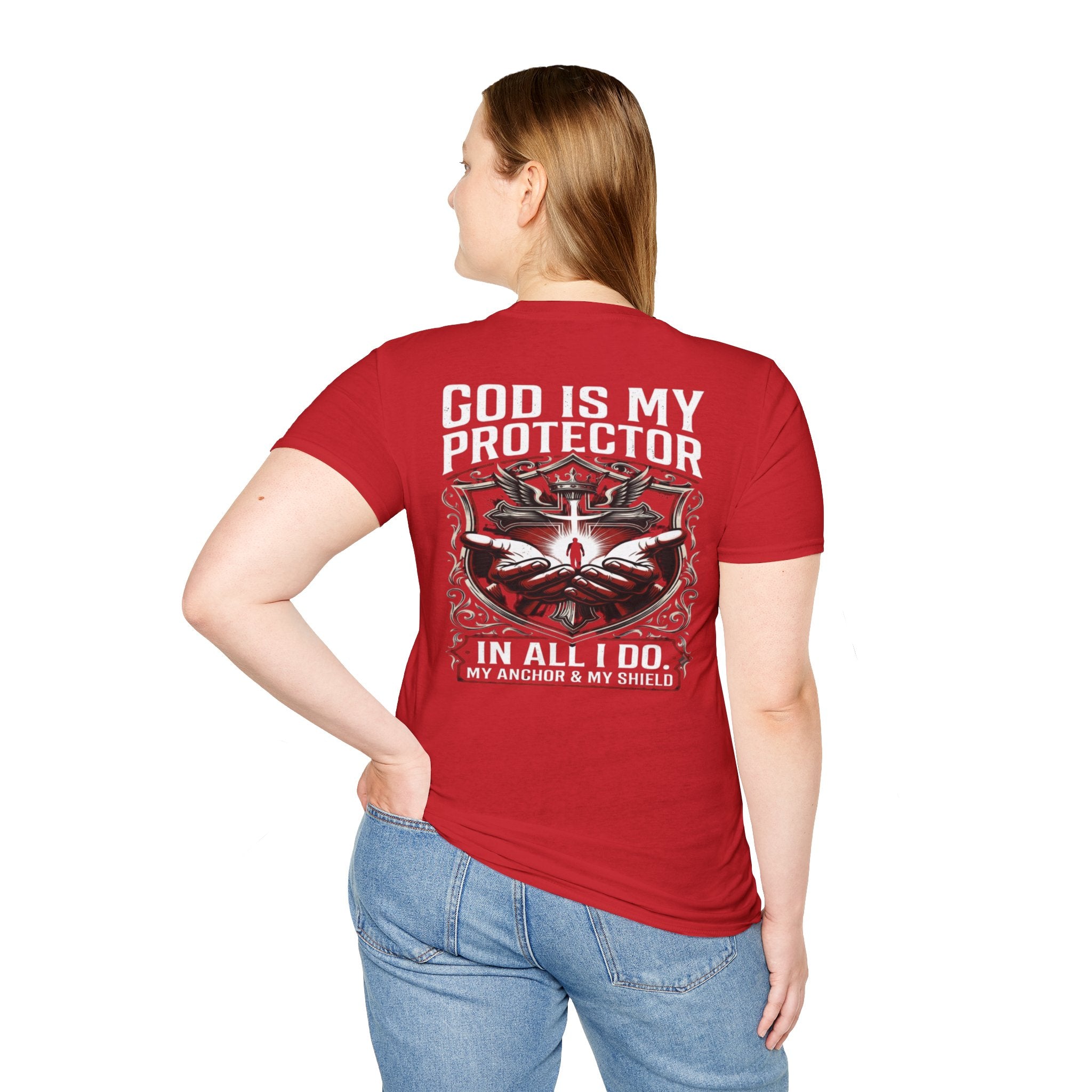 God is my protector Tee - Christian T-Shirt