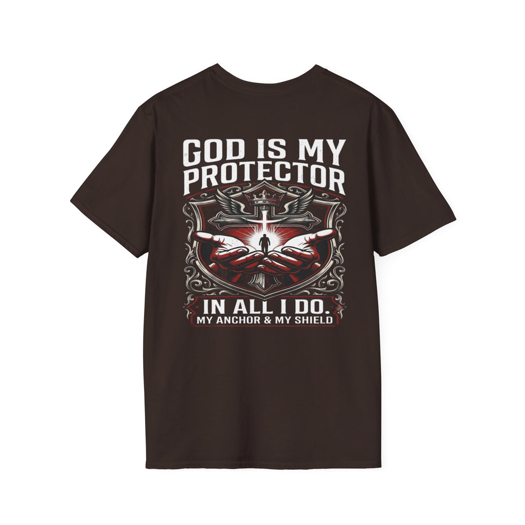 God is my protector Tee - Christian T-Shirt