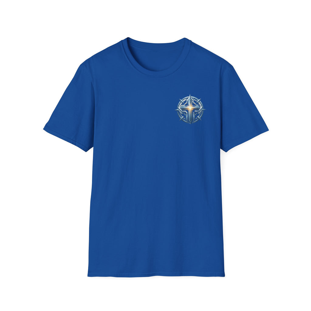 Christian Compass Cross T-Shirt — Small Chest Faith Graphic