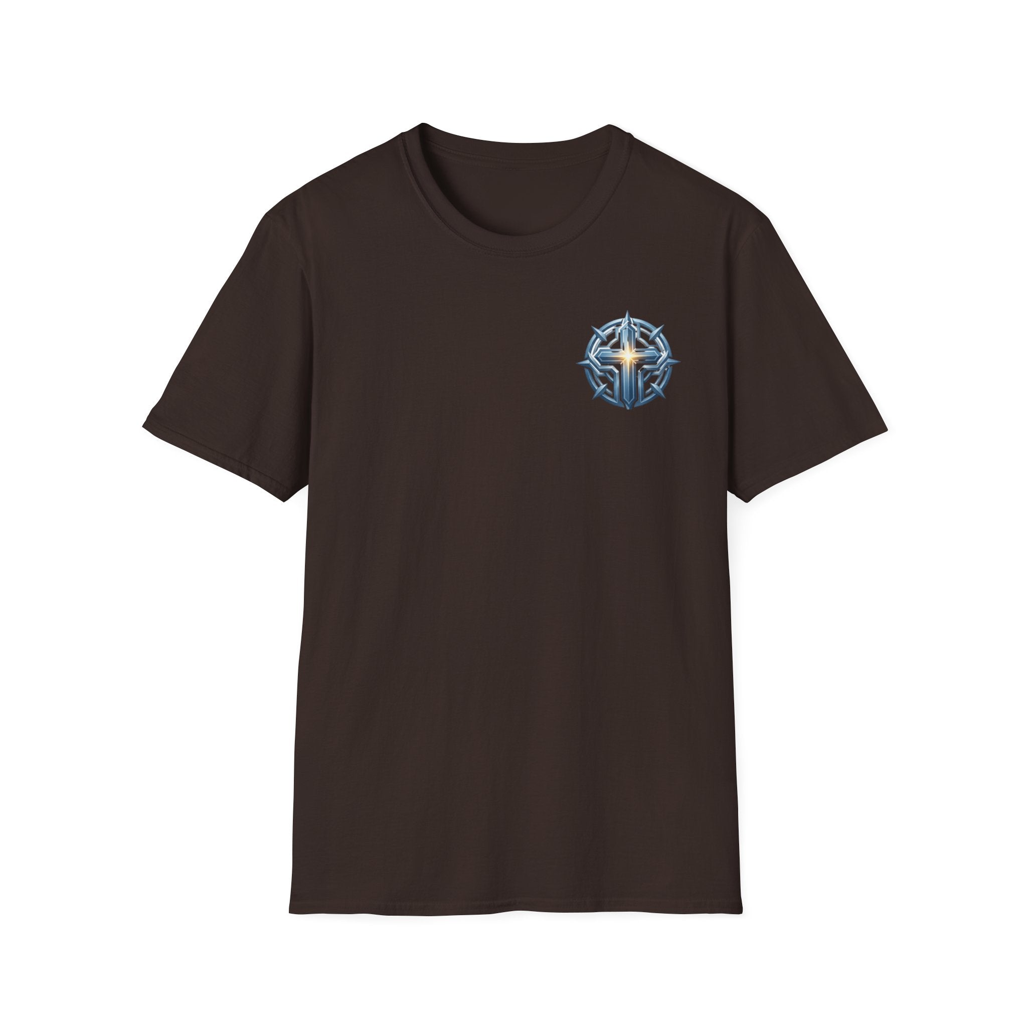 Christian Compass Cross T-Shirt — Small Chest Faith Graphic