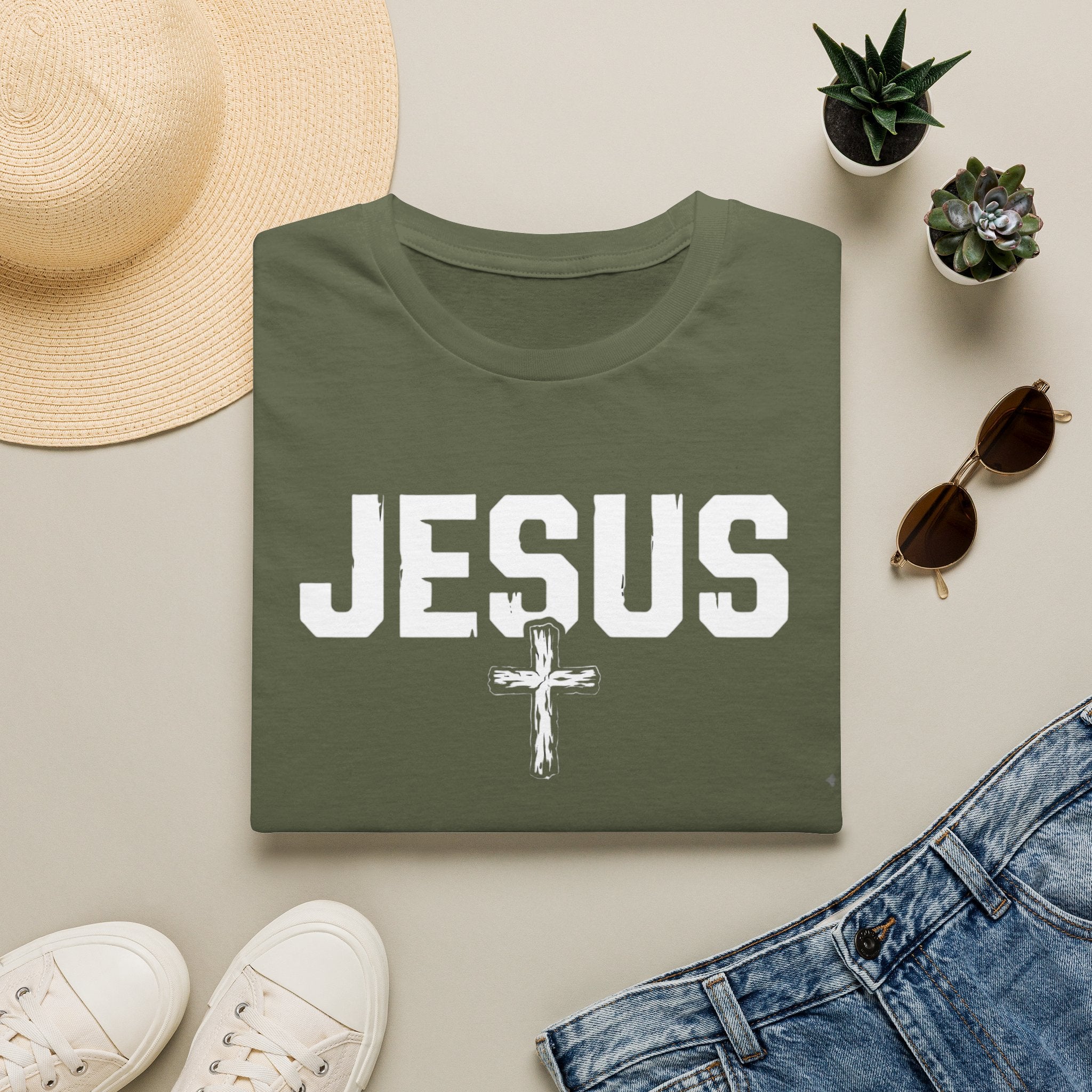 Jesus Cross T-Shirt — Bold Faith Graphic Tee