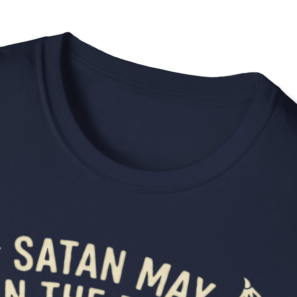 Religious Graphic T-Shirt — "Satan May Win the Battle, But God Wins the War"