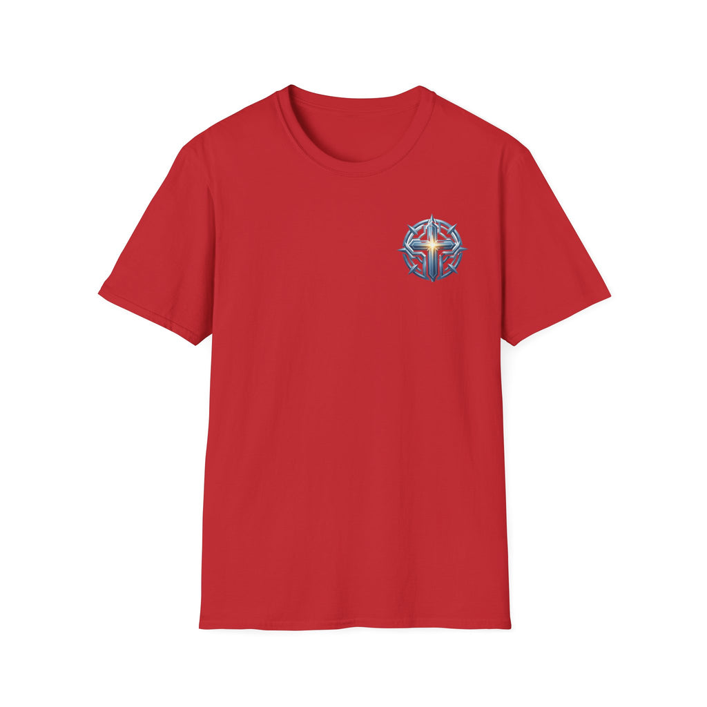 Christian Compass Cross T-Shirt — Small Chest Faith Graphic