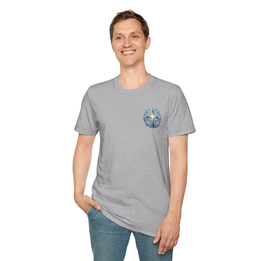 Christian Compass Cross T-Shirt — Small Chest Faith Graphic
