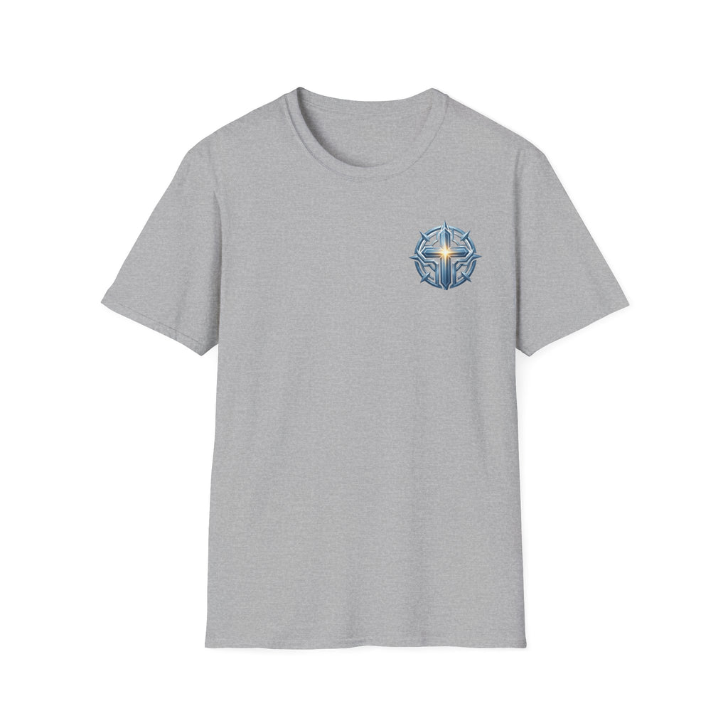 Christian Compass Cross T-Shirt — Small Chest Faith Graphic