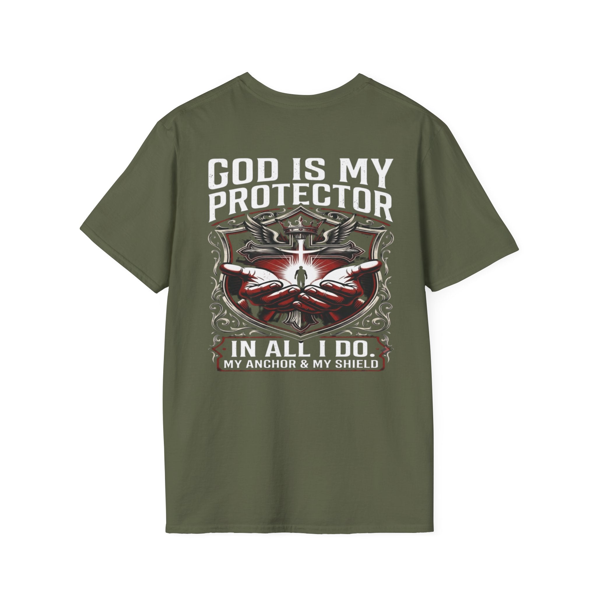 God is my protector Tee - Christian T-Shirt