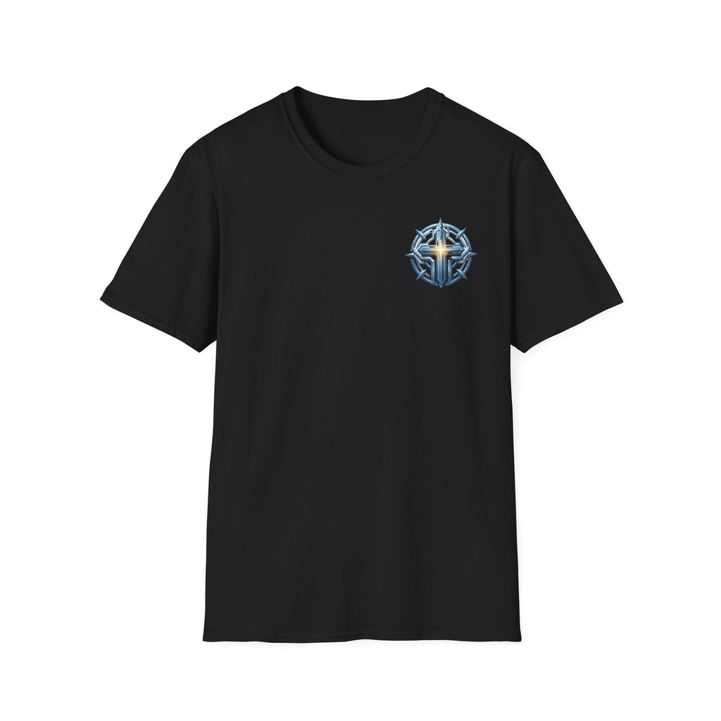 Christian Compass Cross T-Shirt — Small Chest Faith Graphic