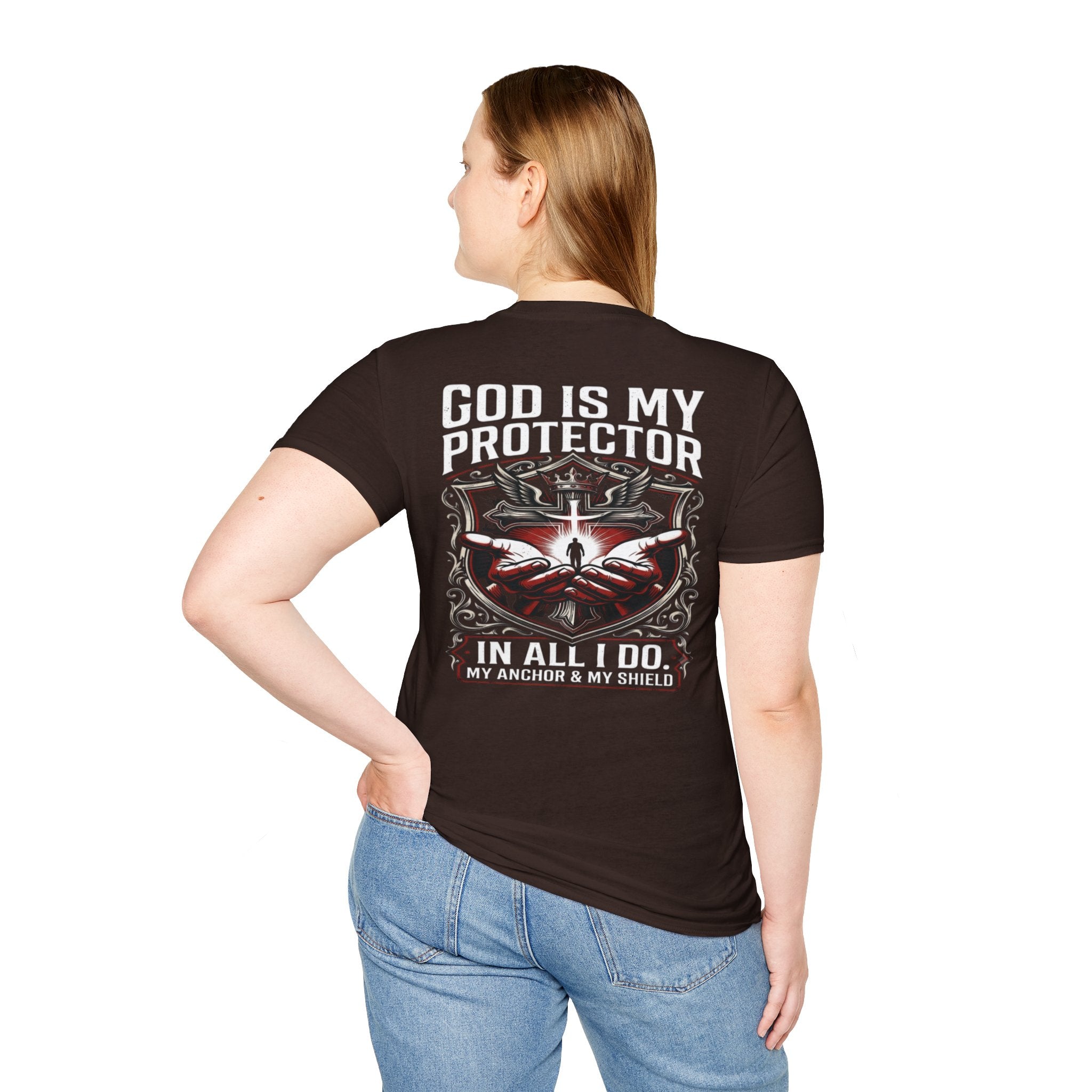 God is my protector Tee - Christian T-Shirt