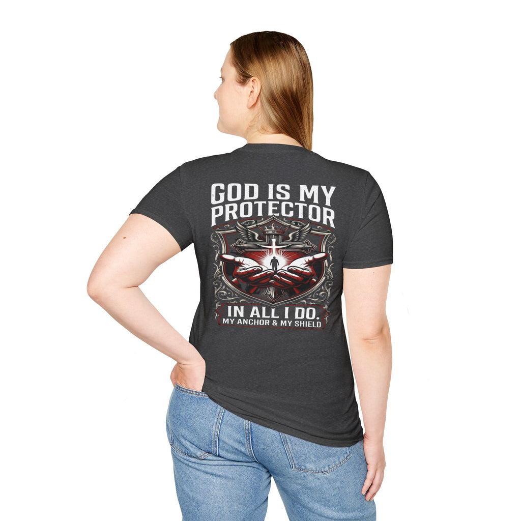 God is my protector Tee - Christian T-Shirt