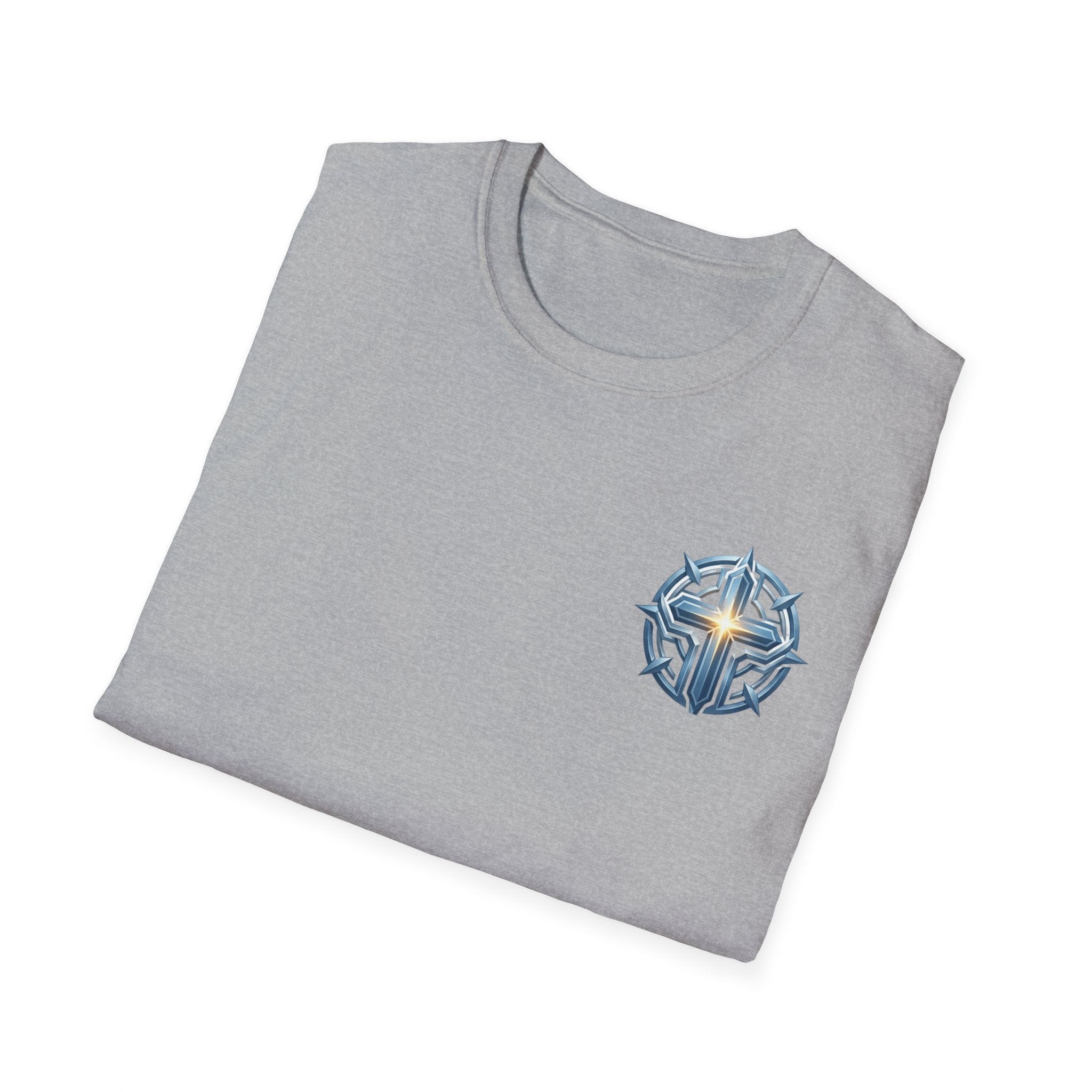 Christian Compass Cross T-Shirt — Small Chest Faith Graphic