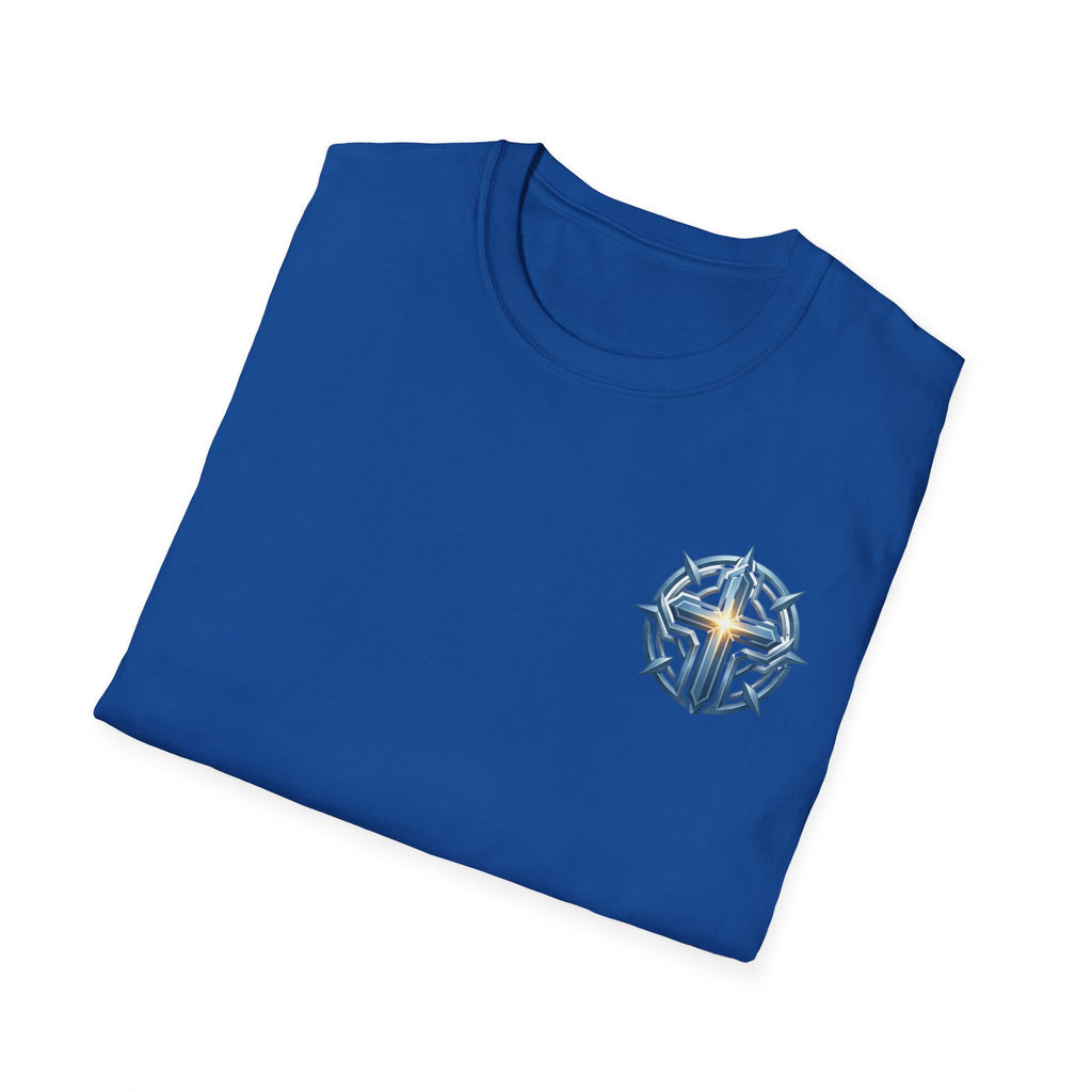 Christian Compass Cross T-Shirt — Small Chest Faith Graphic