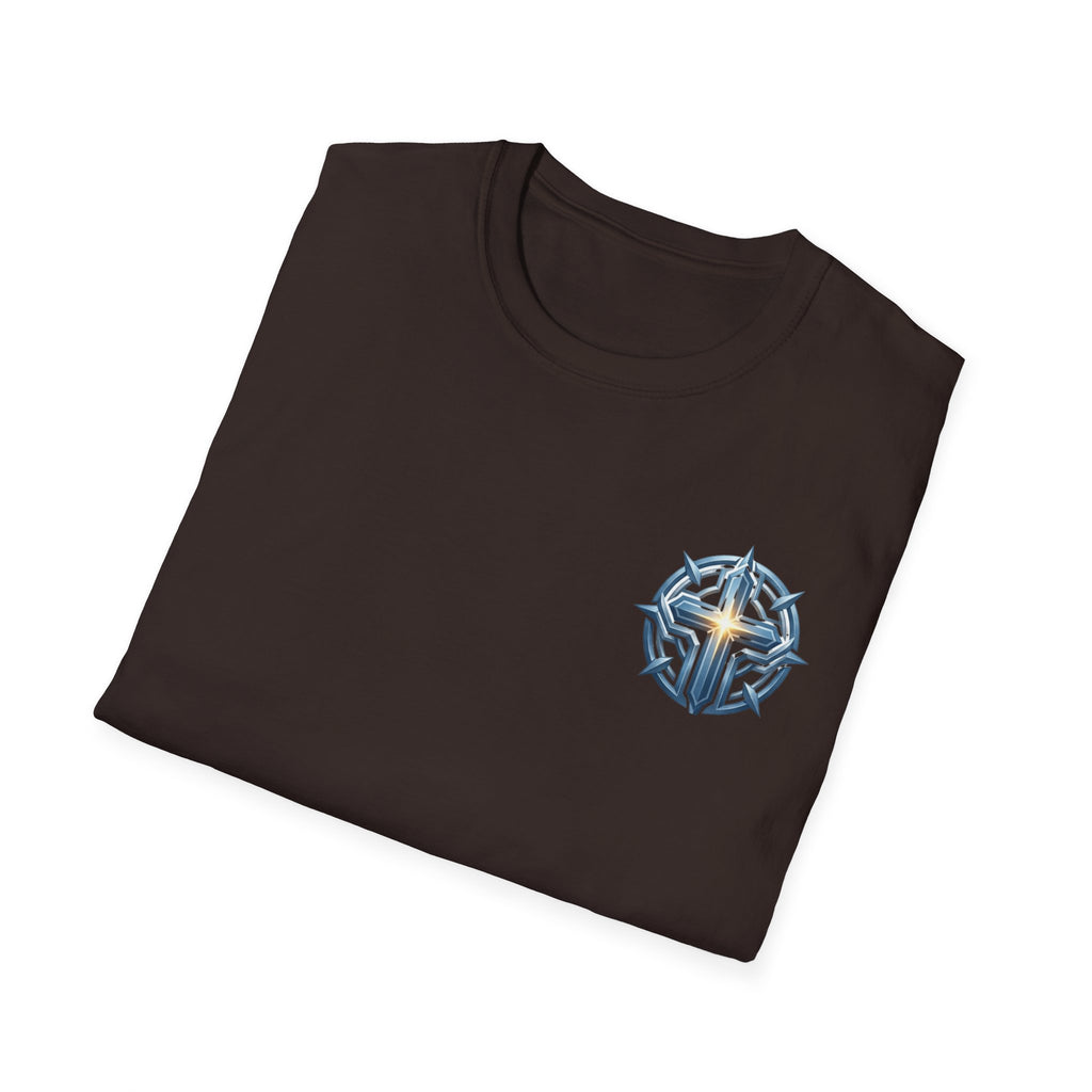 Christian Compass Cross T-Shirt — Small Chest Faith Graphic