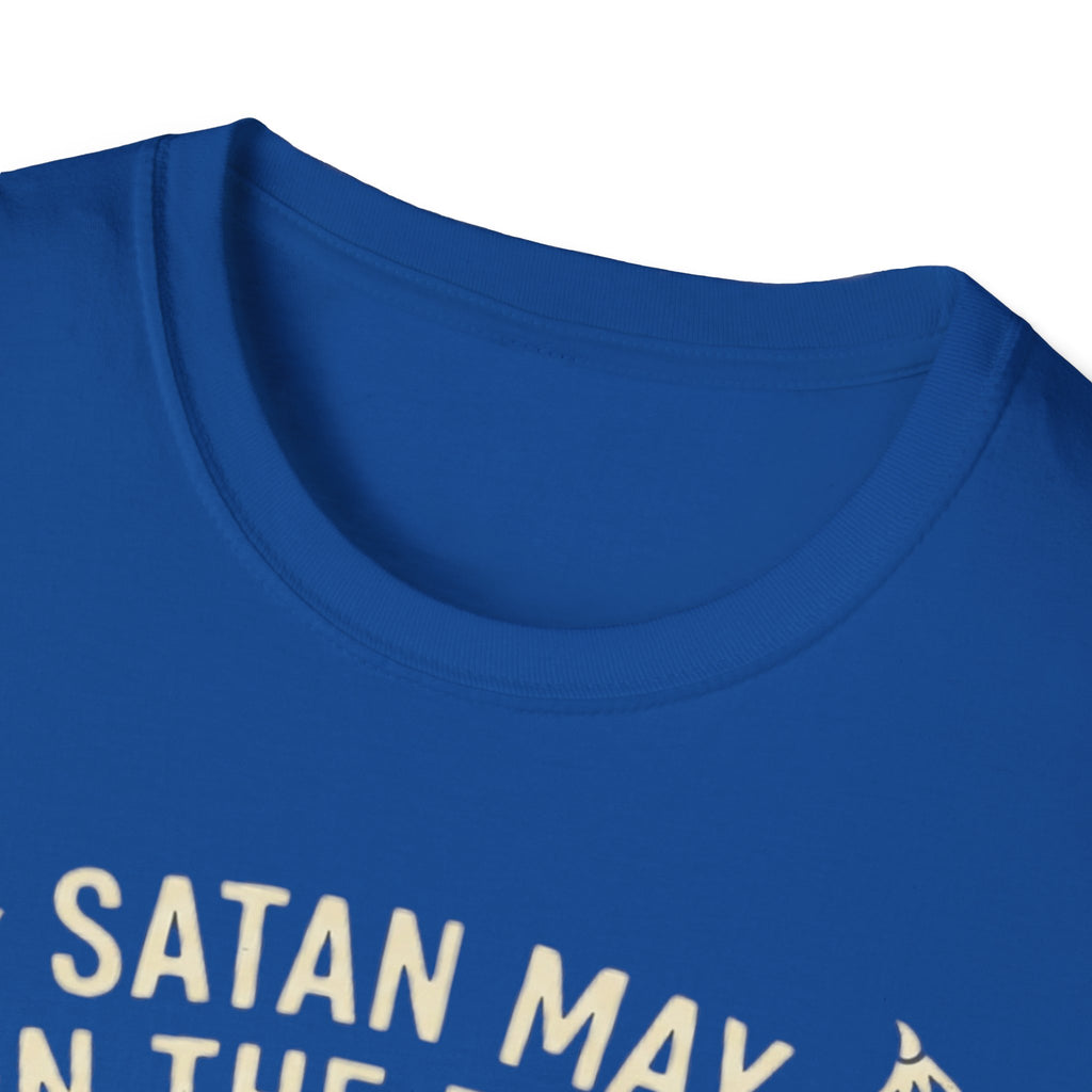 Religious Graphic T-Shirt — "Satan May Win the Battle, But God Wins the War"