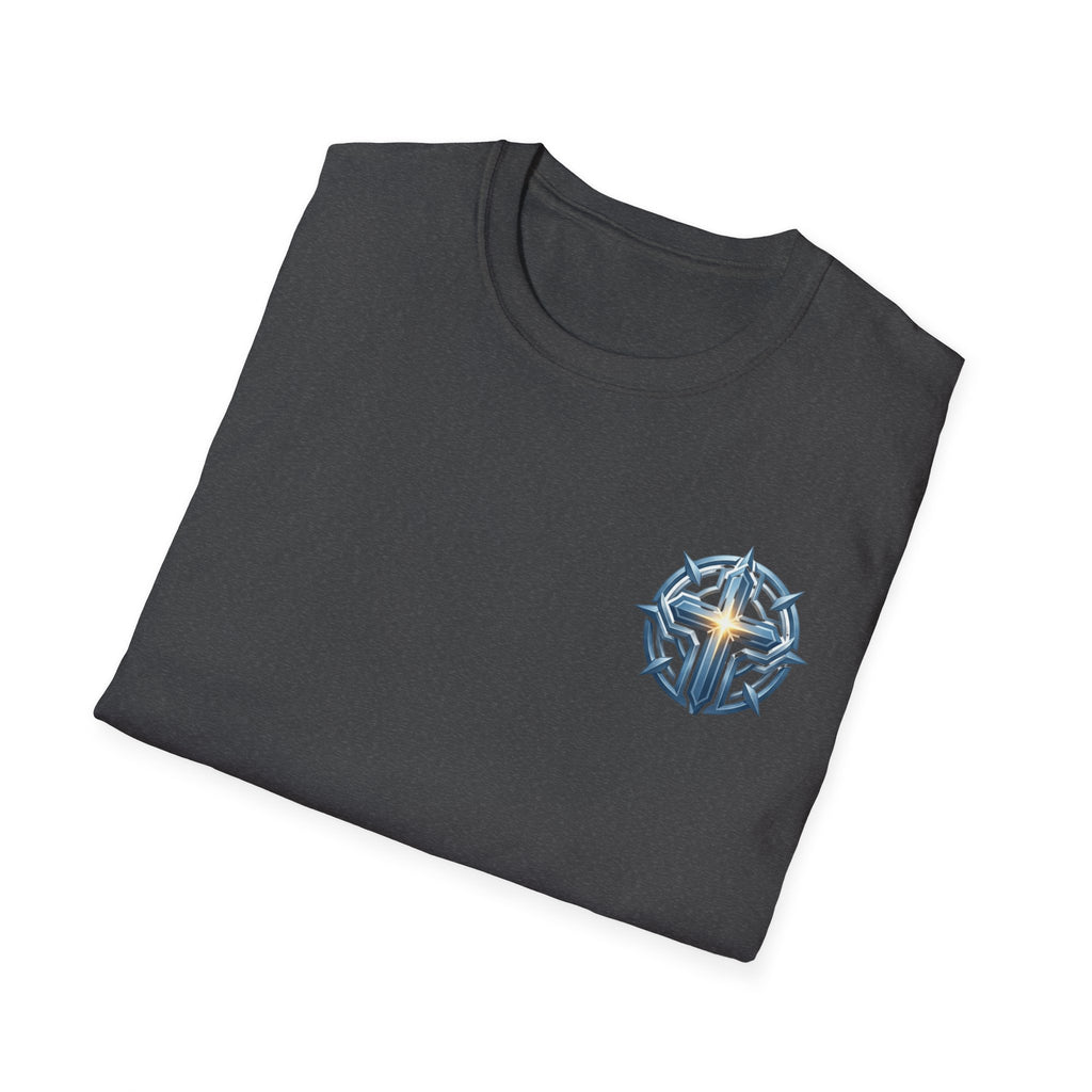 Christian Compass Cross T-Shirt — Small Chest Faith Graphic