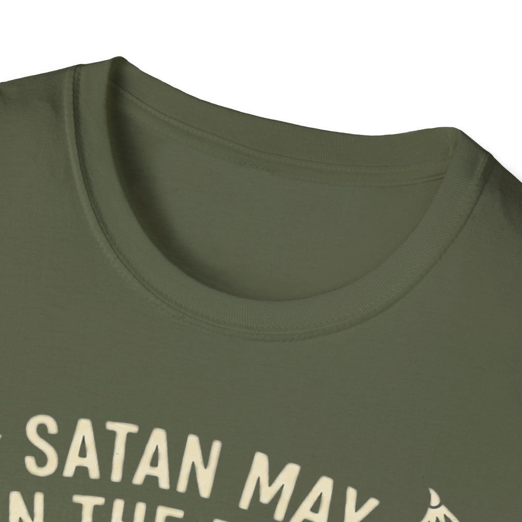Religious Graphic T-Shirt — "Satan May Win the Battle, But God Wins the War"