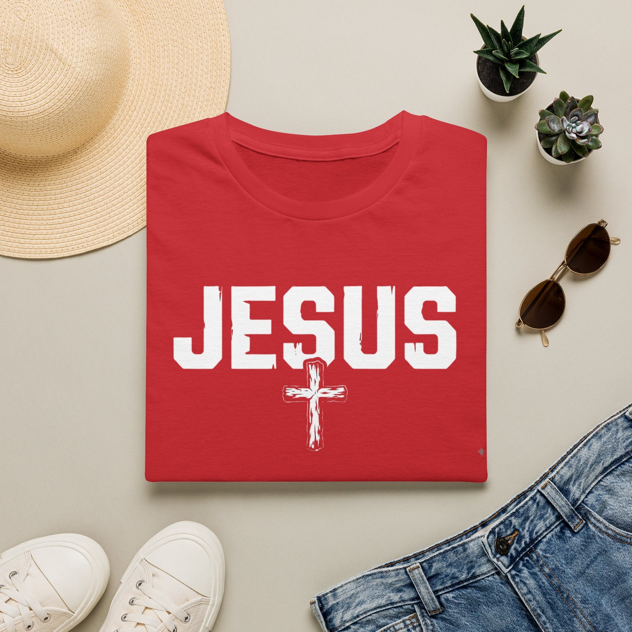 Jesus Cross T-Shirt — Bold Faith Graphic Tee