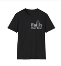 Faith Over Fear T-Shirt — Christian Cross Inspirational Tee
