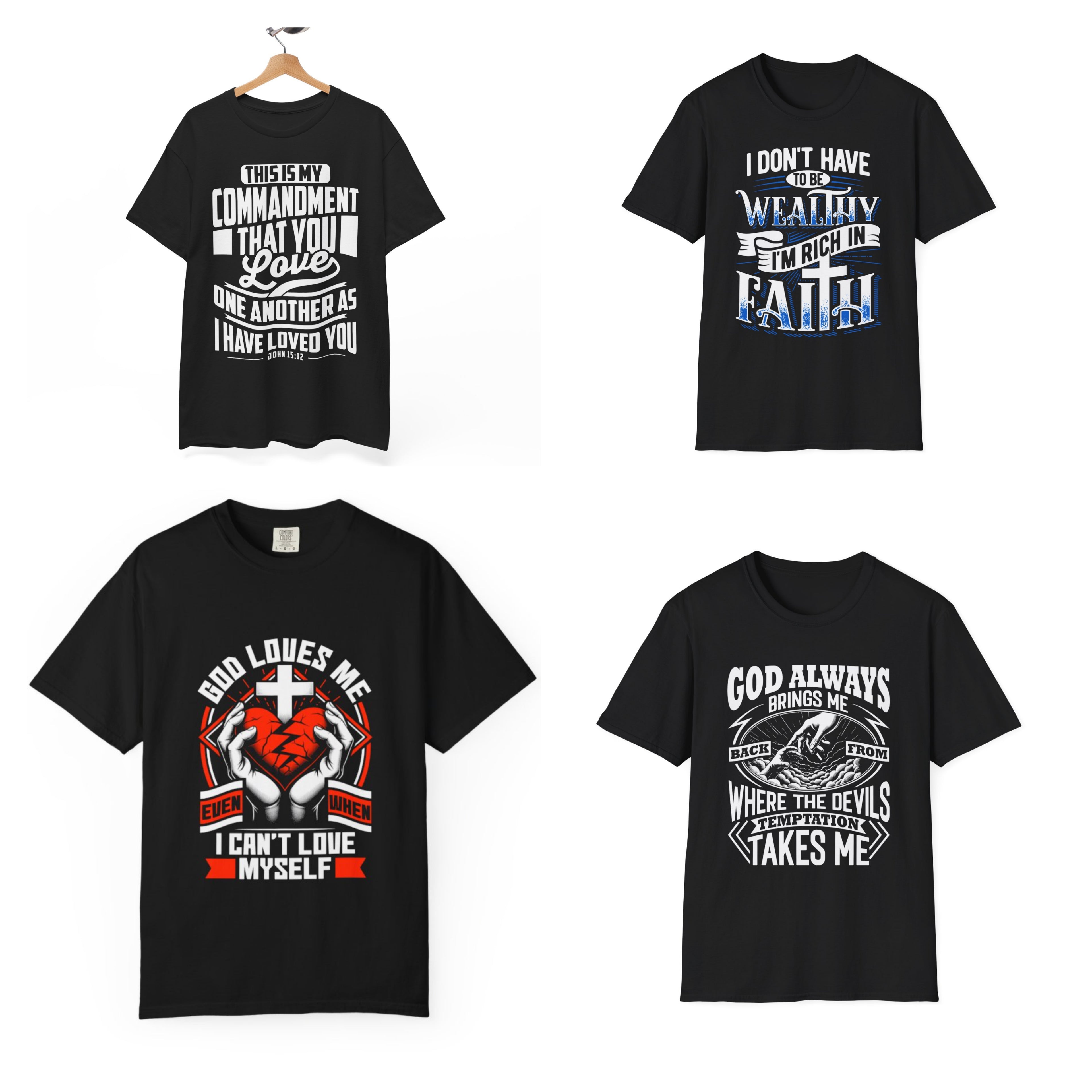 The Faithful 4 Pack | Four5Six Premium Faith Streetwear 4-Pack