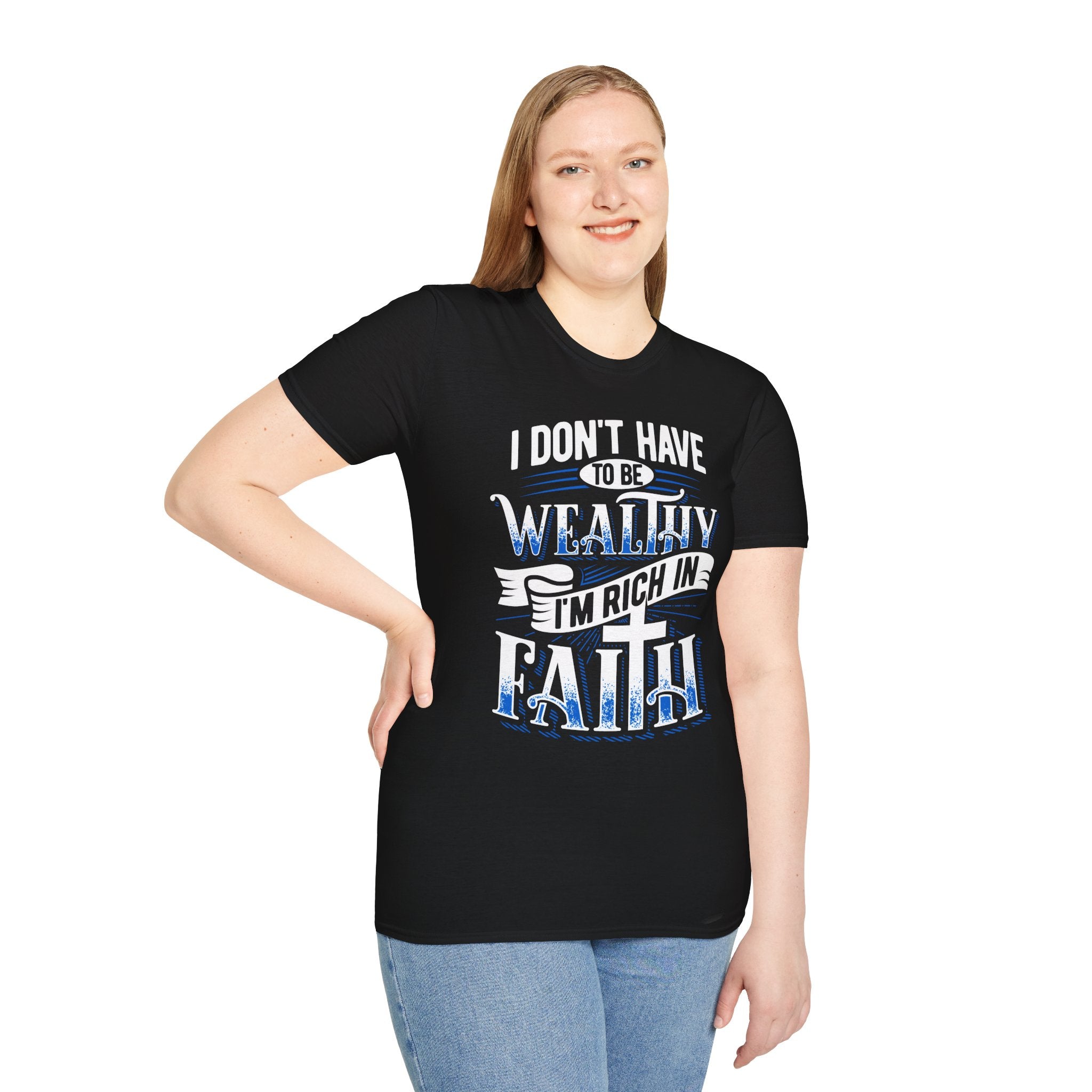 Rich in Faith T-Shirt | Four5Six Christian Streetwear