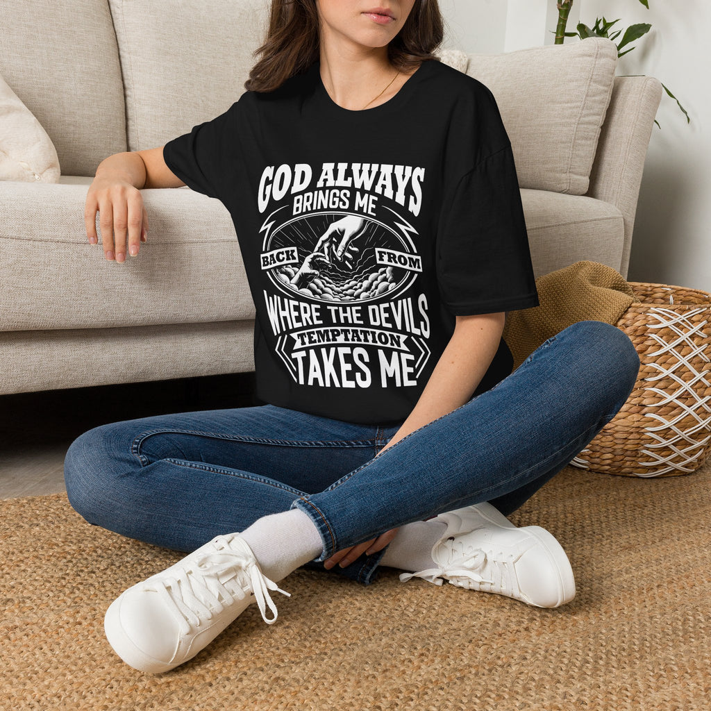 God Always Brings Me Back Tee | Christian Streetwear