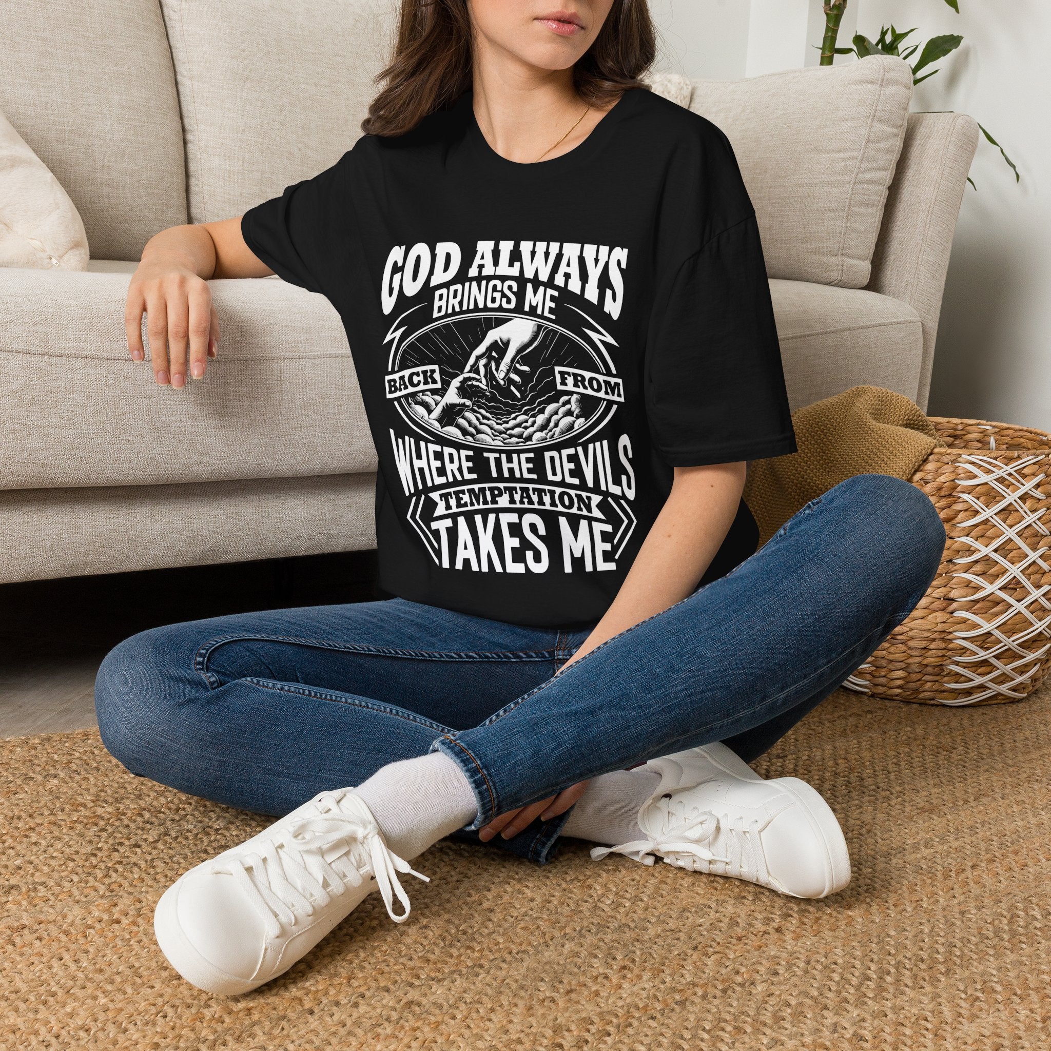 God Always Brings Me Back Tee | Christian Streetwear